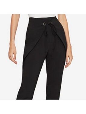 BCBG High-Waist Wrap Front Dress Pants XS